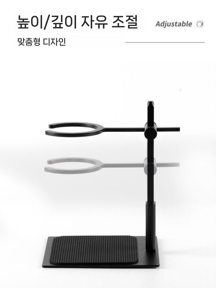 원두커피 높이조절 스탠드 거치대 드리퍼 홈카페 핸드드립 1클램프 - 상세 이미지 4
