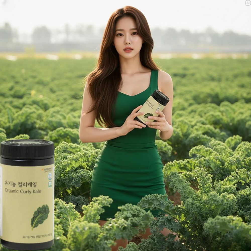 생식가루 곱슬케일분말 유기농 곱슬케일 컬리케일가루 파우더 - 상세 이미지 2