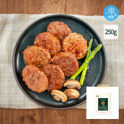 비건 한입 스테이크 콩고기 대체육 채식 식물성 단백질 베지푸드 250g, 4개 - 상품 이미지