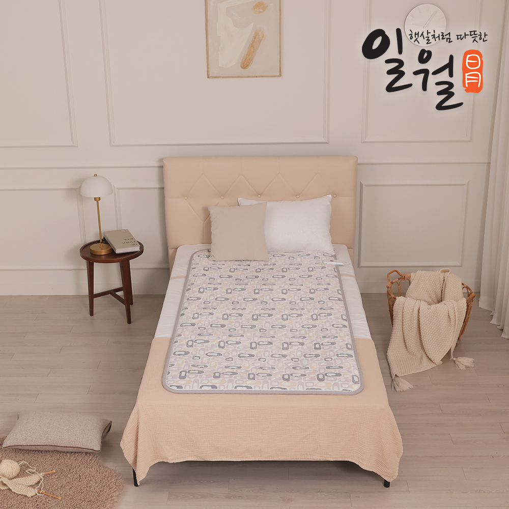 일월 전기매트 세라플로우 기모 극세사 초절전형 워셔블 카본 탄소 카본매트 싱글 - 상세 이미지 2