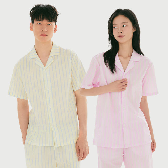 스파오 코튼 반팔 파자마 SPLOG37A05