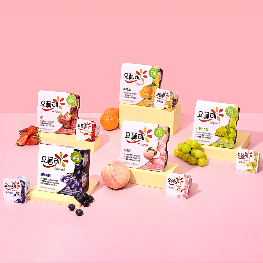 빙그레 요플레 오리지널 샤인머스캣, 85g, 8개 - 상세 이미지 3