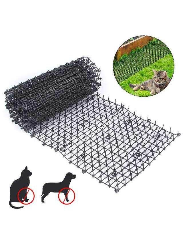 고양이 퇴치망 비둘기 침입방지 버드스파이크 조류 가시 블랙 2m x 30cm - 상세 이미지 3