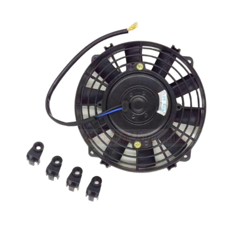 트럭 냉각팬 자동차 시멘 냉각용 쿨링 라디에이터 휴대용 7인치/8인치 12V 80W - 상품 이미지