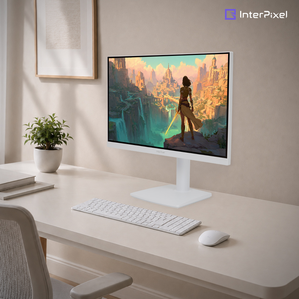 [신제품 C타입 PD 65W] 인터픽셀 IPU2730 4K UHD IPS 120Hz 화이트모니터 C타입 68~69cm(27인치), 일반 - 상세 이미지 3
