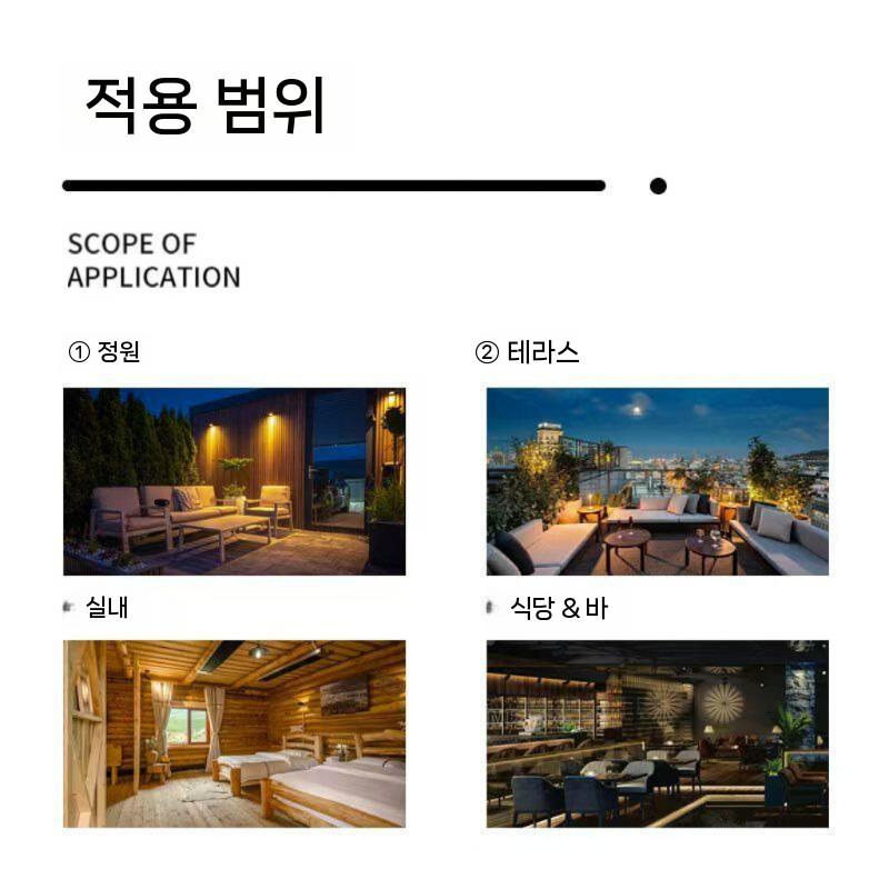 야외 난로 캠핑 대기실 커버보호 화로 캠핑용 대형 블랙 - 상세 이미지 5