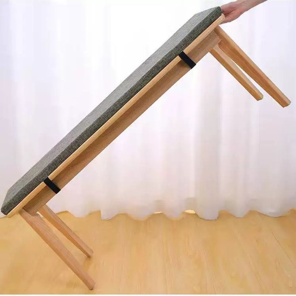 벤치 의자방석 쿠션커버 시트 80 30x5cm 롱사이즈 A. 미색, A. 80x30x5cm - 상세 이미지 3