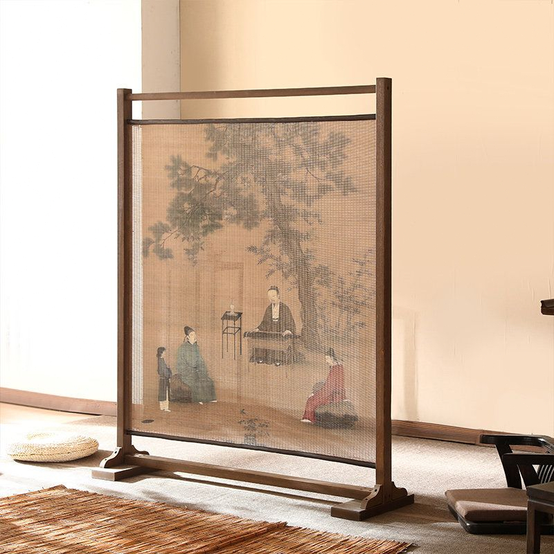 한식집 파티션 스크린 찻집 병풍 고풍 가벽 칸막이 A 180x150cm - 상세 이미지 3
