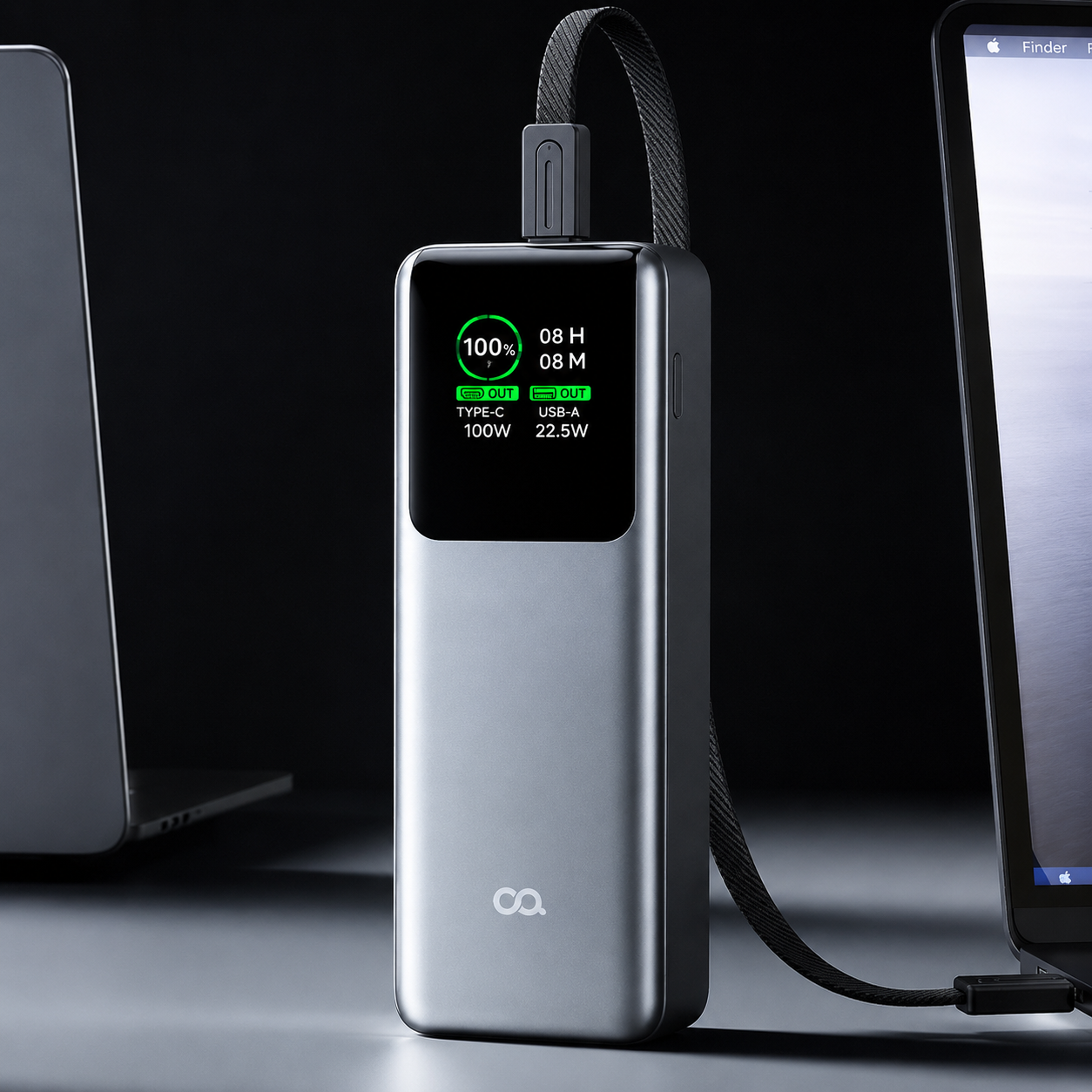 오아 퀵차지탱크 대용량 보조배터리 20000mAh 100W 기내반입 노트북 고속충전기 - 상품 이미지