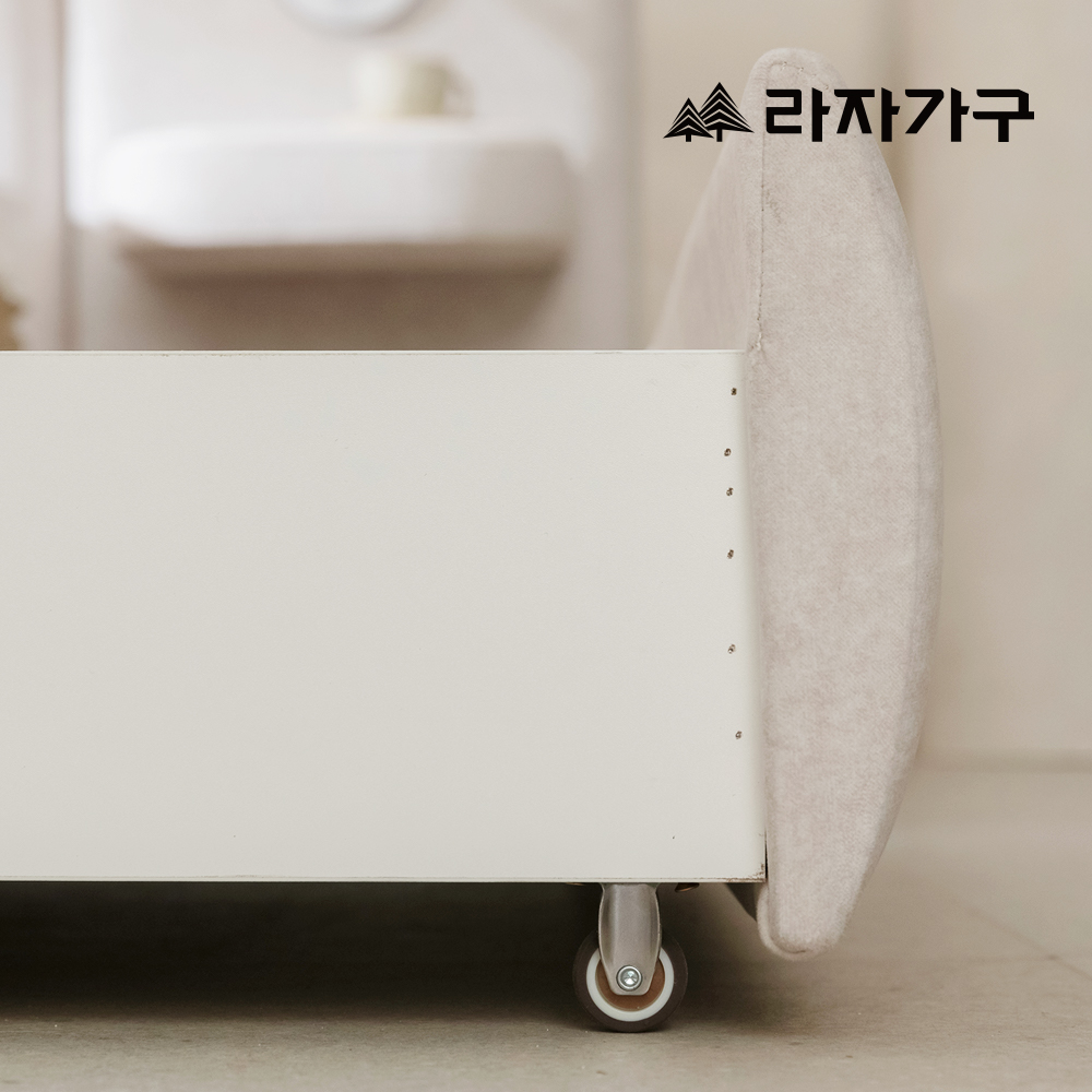세라 조야 패브릭 신혼 부부 넓은 호텔 헤드형 서랍 수납 라지킹 침대 프레임 LK+필로우탑 이미지 7