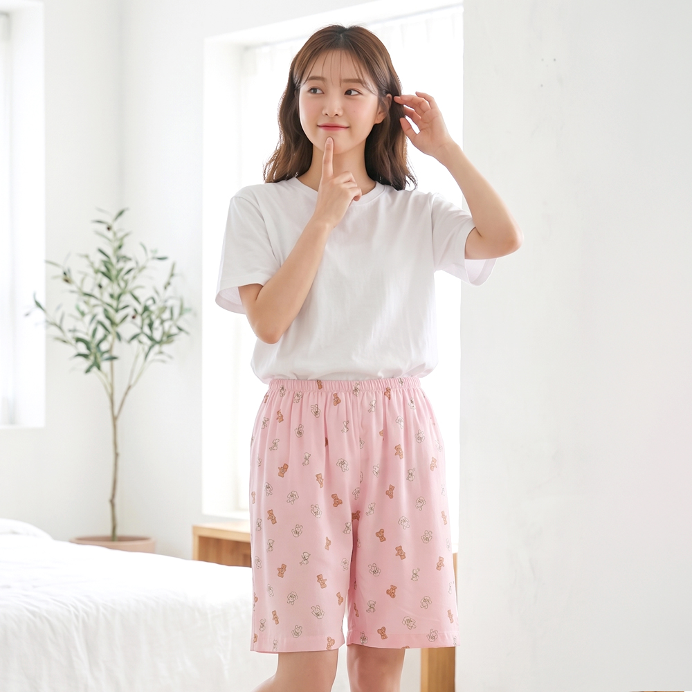 커플 홈웨어 실내복 여름 반바지 파자마 PJ투게더(레이온 5부) 이미지 7
