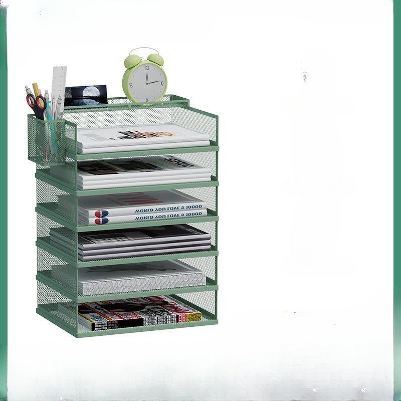 A4보관함 도면함 지류함 책상 정리대 서랍 선반 단층 - 상품 이미지