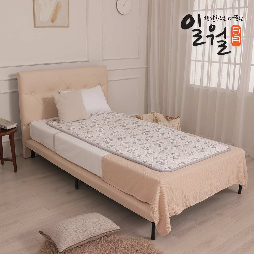 일월 전기매트 세라플로우 기모 극세사 초절전형 워셔블 카본 탄소 카본매트 싱글 이미지 6