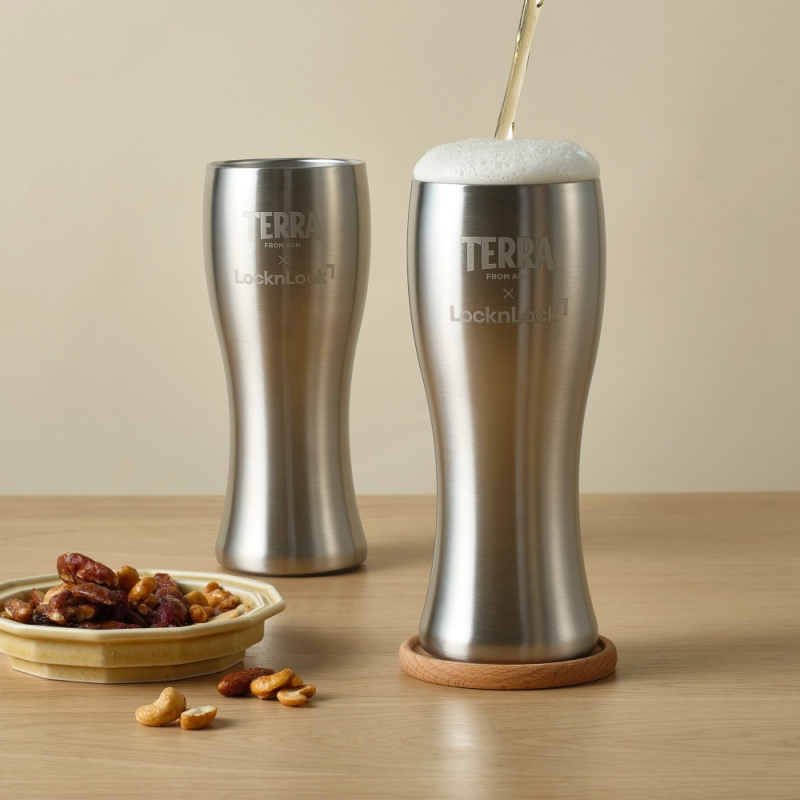락앤락 테라 스텐 맥주컵 470ml 스텐컵 캠핑컵 - 상품 이미지