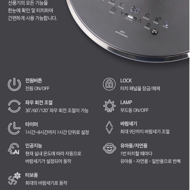 신일 BLDC 스탠드선풍기 35cm 리모컨 타이머 초미풍 거실 가정용선풍기 이미지 8