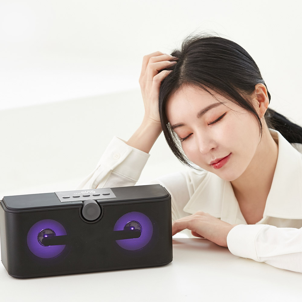 더씽 블루투스 마이크 노래방 휴대용 강의용 행사용 무선 마이크 이미지 6