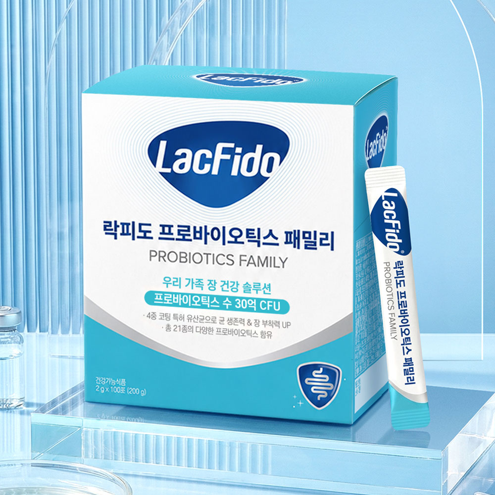 락피도 프로바이오틱스 온가족 유산균 패밀리 30억CFU 2g 100포, 1개 상품 이미지