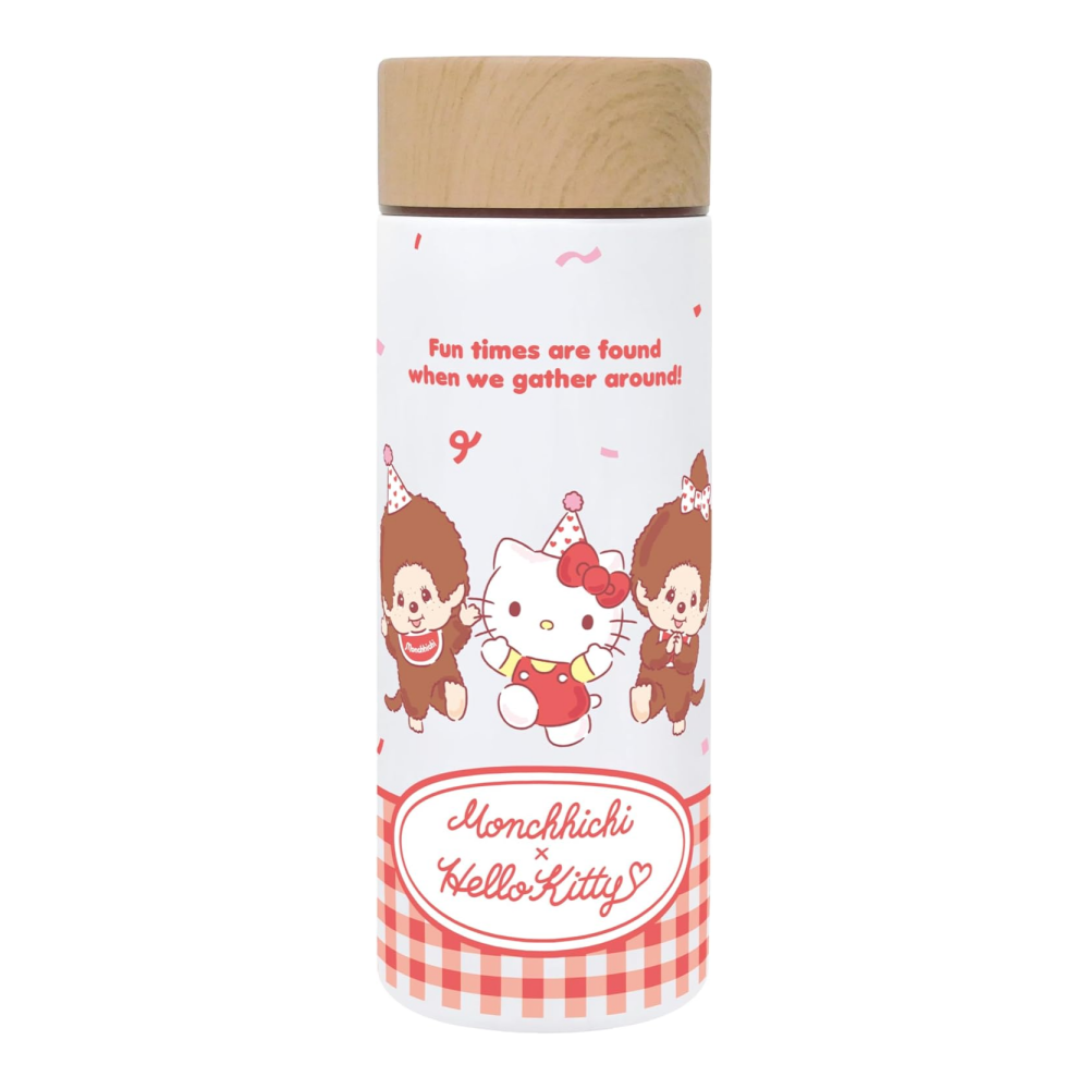 산리오 헬로키티 몬치치 콜라보 텀블러 보틀 300ml 파티 일본 보냉 보온 - 상품 이미지