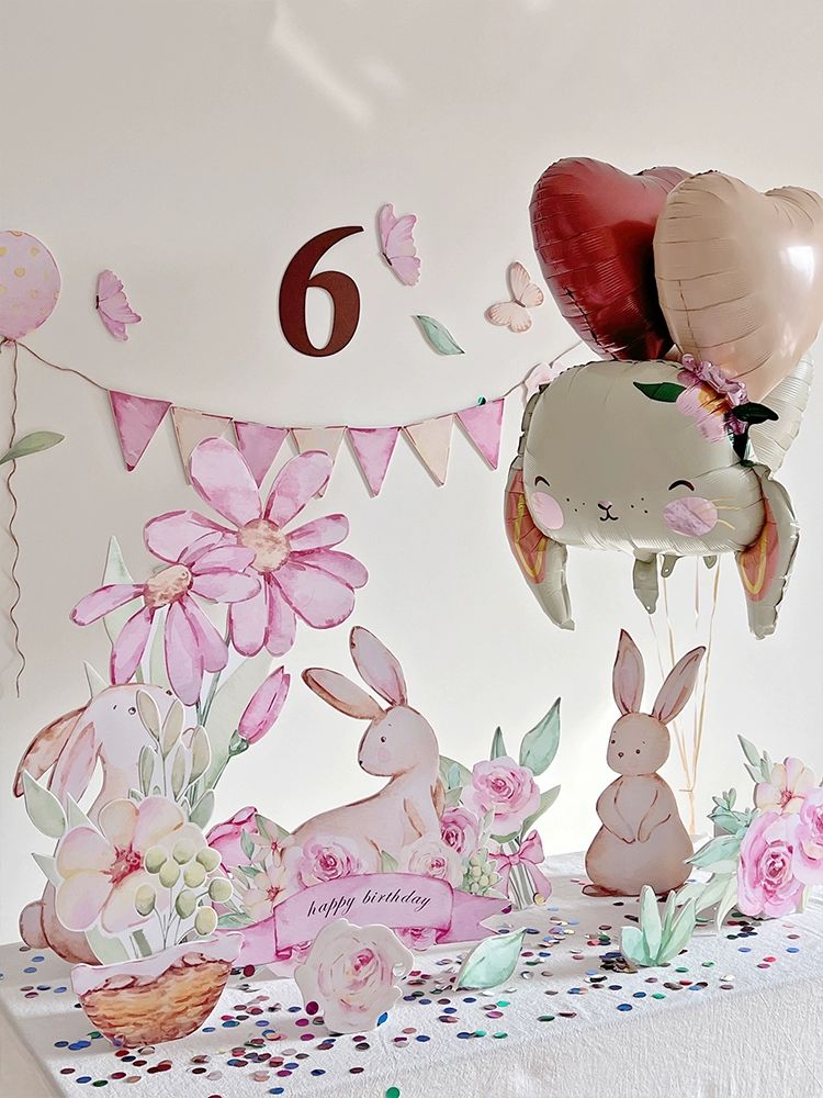 백일 사진 배경 소품 돌상 포토존 생일 촬영 장식 동물 공연 세트 - 상품 이미지