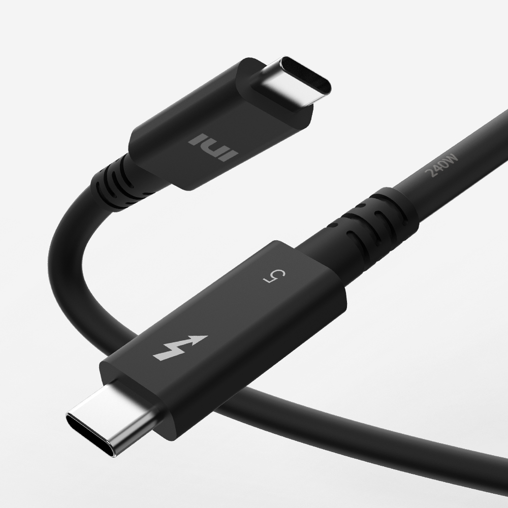 인텔 인증 썬더볼트5 240W 80Gbps 120Gbps 케이블 2m, 1개 - 상세 이미지 4