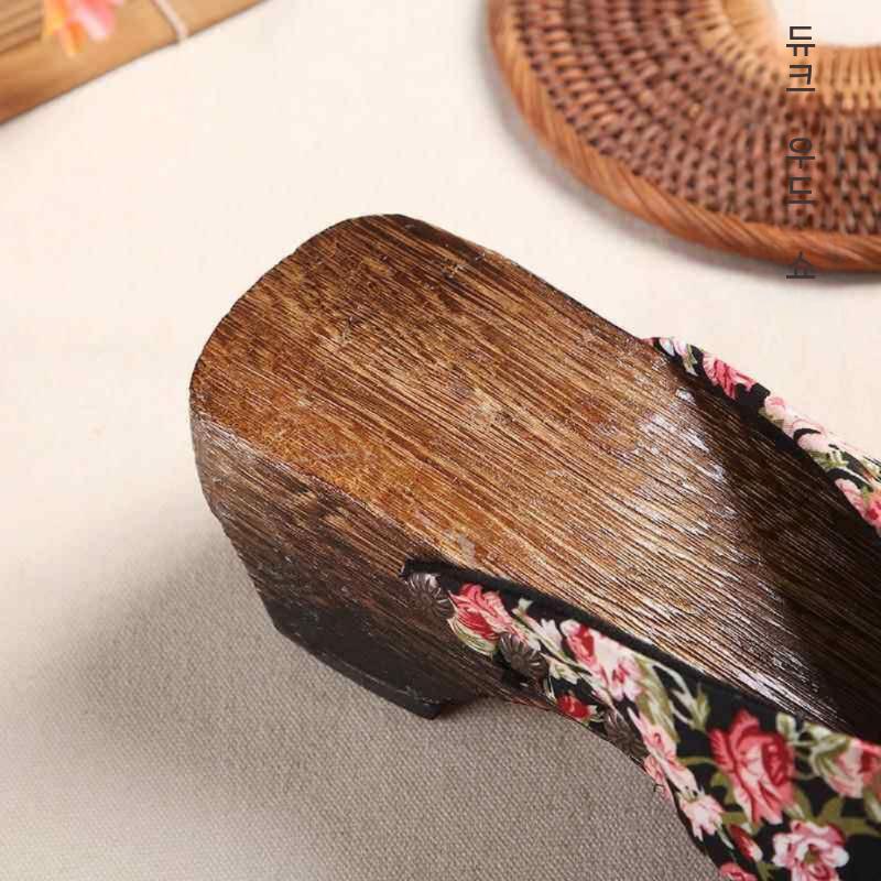 게다 나무 슬리퍼 일본 나막신 감성 남녀공용 전통적 A 230 - 상세 이미지 3
