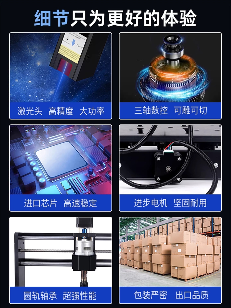 CNC 레이저 조각기 공예 레터링 절단 마킹 각인 로고 머신 - 상세 이미지 3