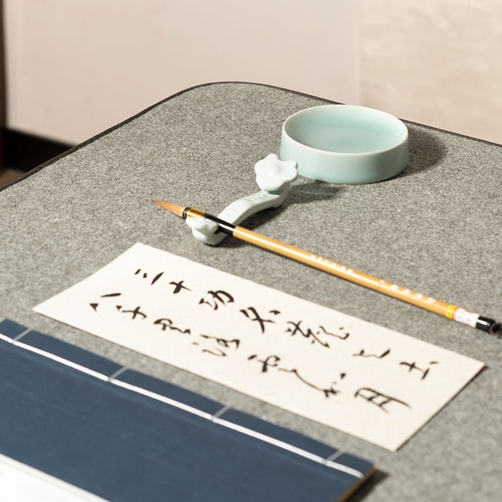 서예깔판 진화연 서화용 서예판 모포 문방사우 캘리그라피 고급 40x60cm - 상품 이미지