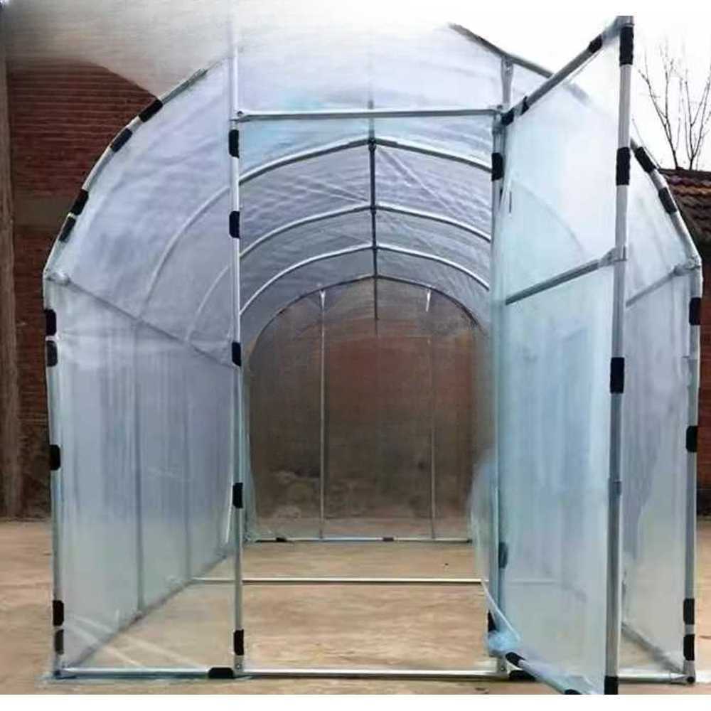 가정용 소형 비닐하우스 미니 온실 간이 창고 농막 2x4x2m - 상품 이미지