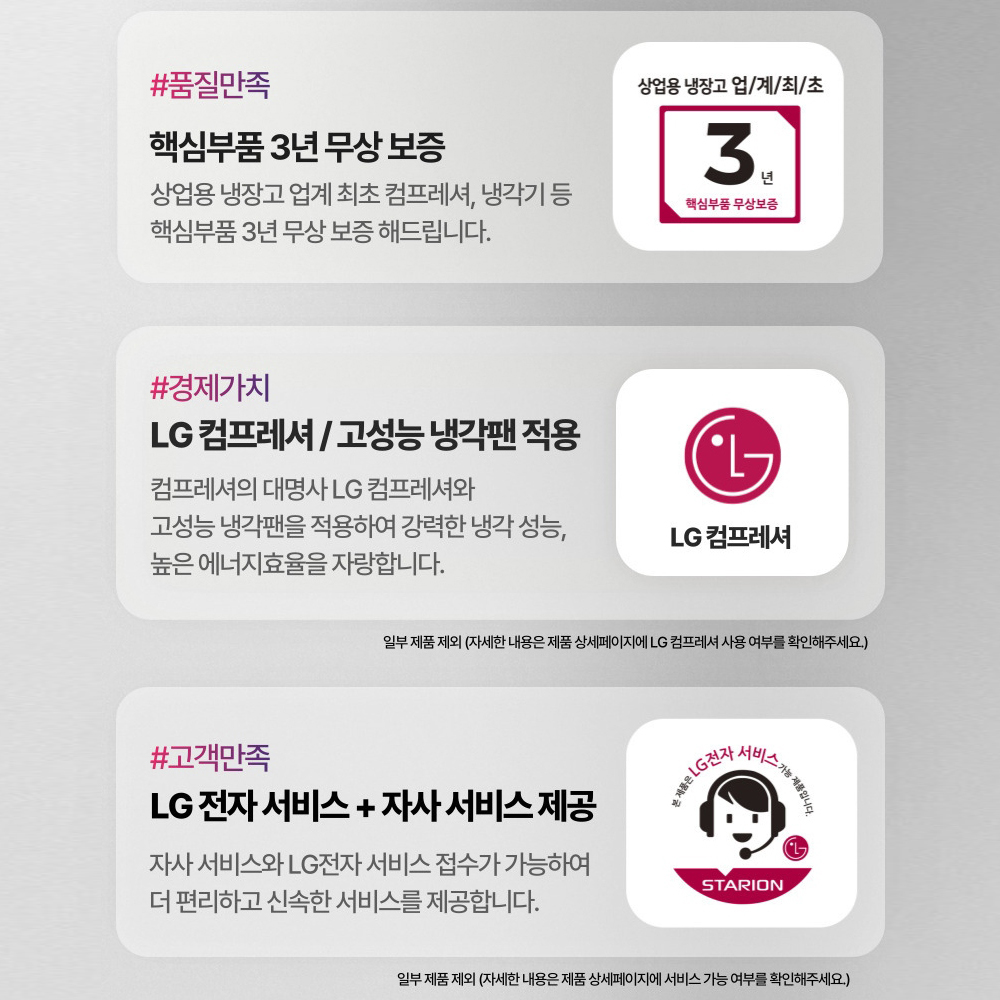 스타리온 업소용냉장고 스탠드 대형 냉동고 간냉식 직냉식 65박스 올냉장 SRS-B65ESI - 상세 이미지 4