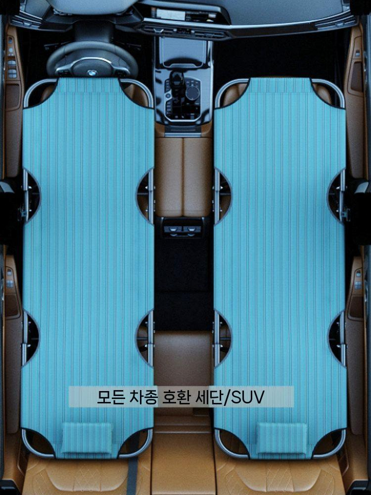접이식 차량용 침대 쿠션 종료) 차박용 야전침대 슬림 (05/22 블루 - 상세 이미지 3