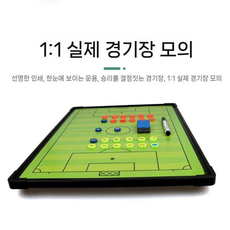 축구 전술판 전술보드판 풋살 포지션 상황판 작전판 기본 패키지 - 상세 이미지 4