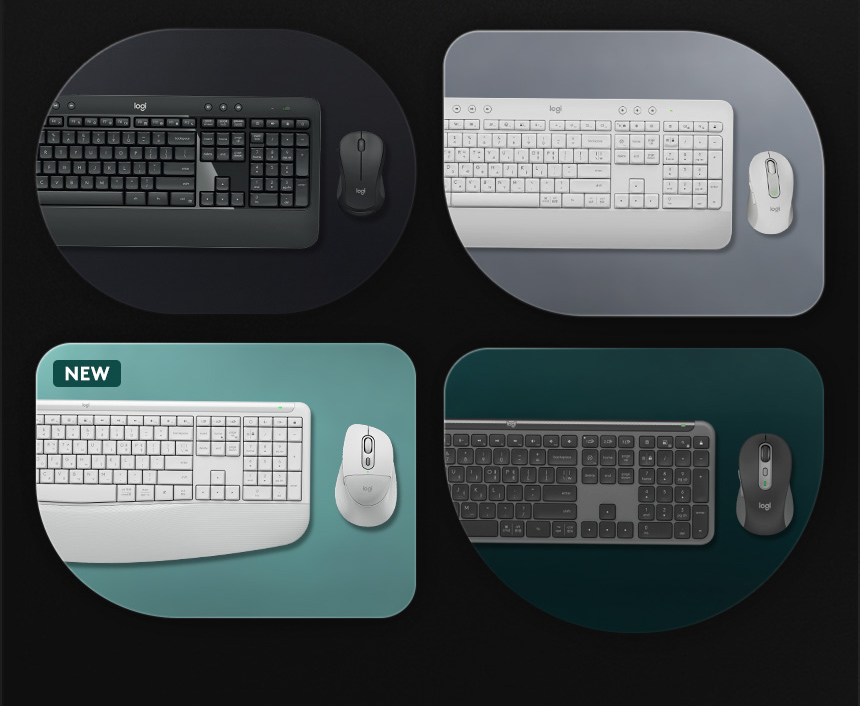 [슈퍼적립] [N배송] 로지텍코리아 공식 시그니처 M650 무소음 무선 마우스 그래파이트(L)