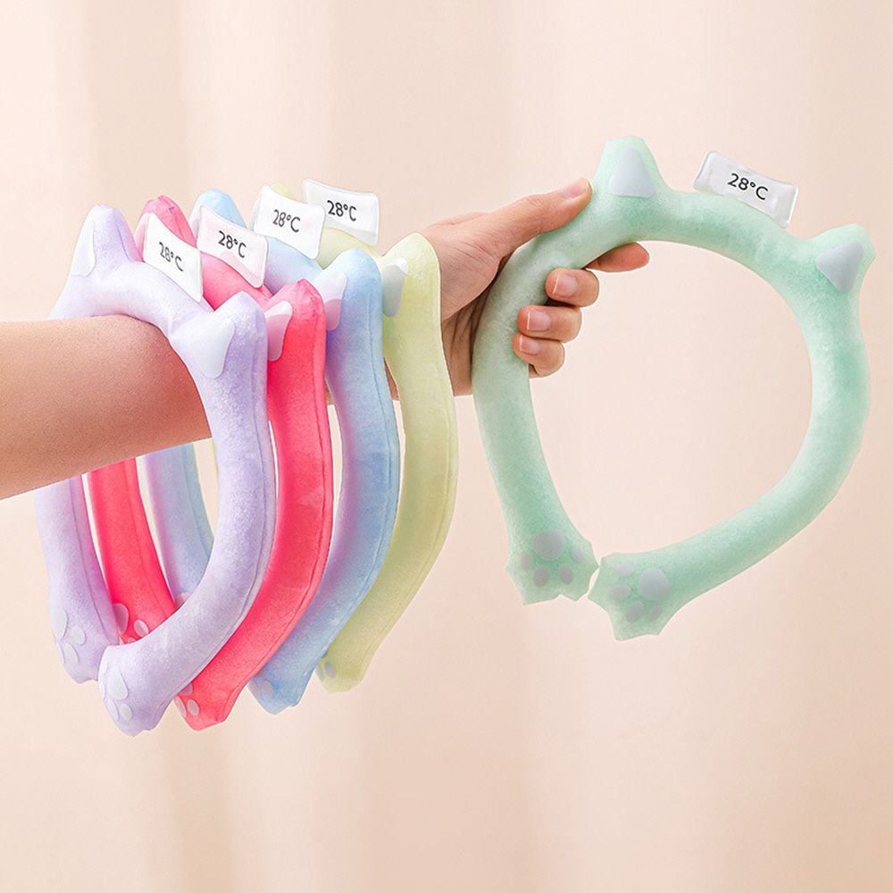 냥이 아이스넥쿨러 쿨링넥밴드 목 밴드 튜브 쿨스카프 - 상품 이미지