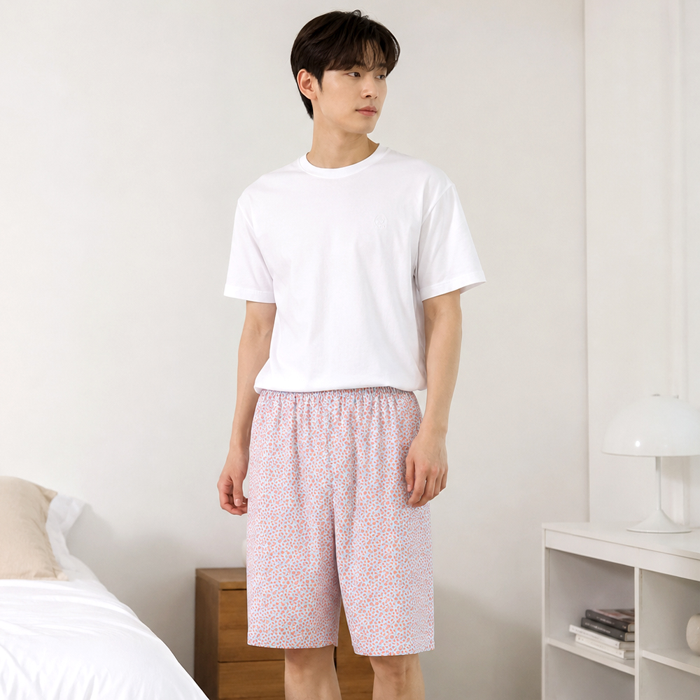 여름 실내복 파자마 바지 커플 이지웨어 PJ포근베리(레이온 5부) 이미지 7