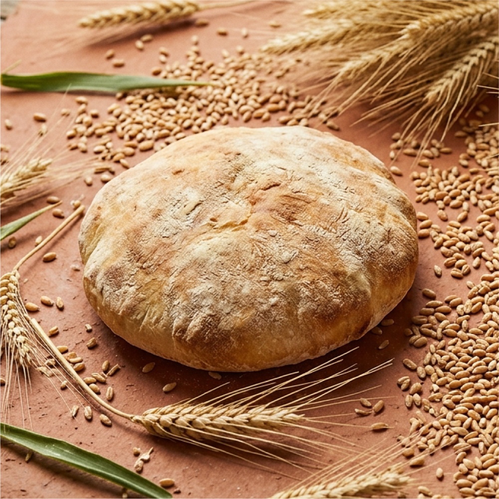 [사포리 델 그라나이오] 이탈리아 캄파냐 화덕 브레드 빵 냉동 톤도, 400g, 1개 - 상품 이미지