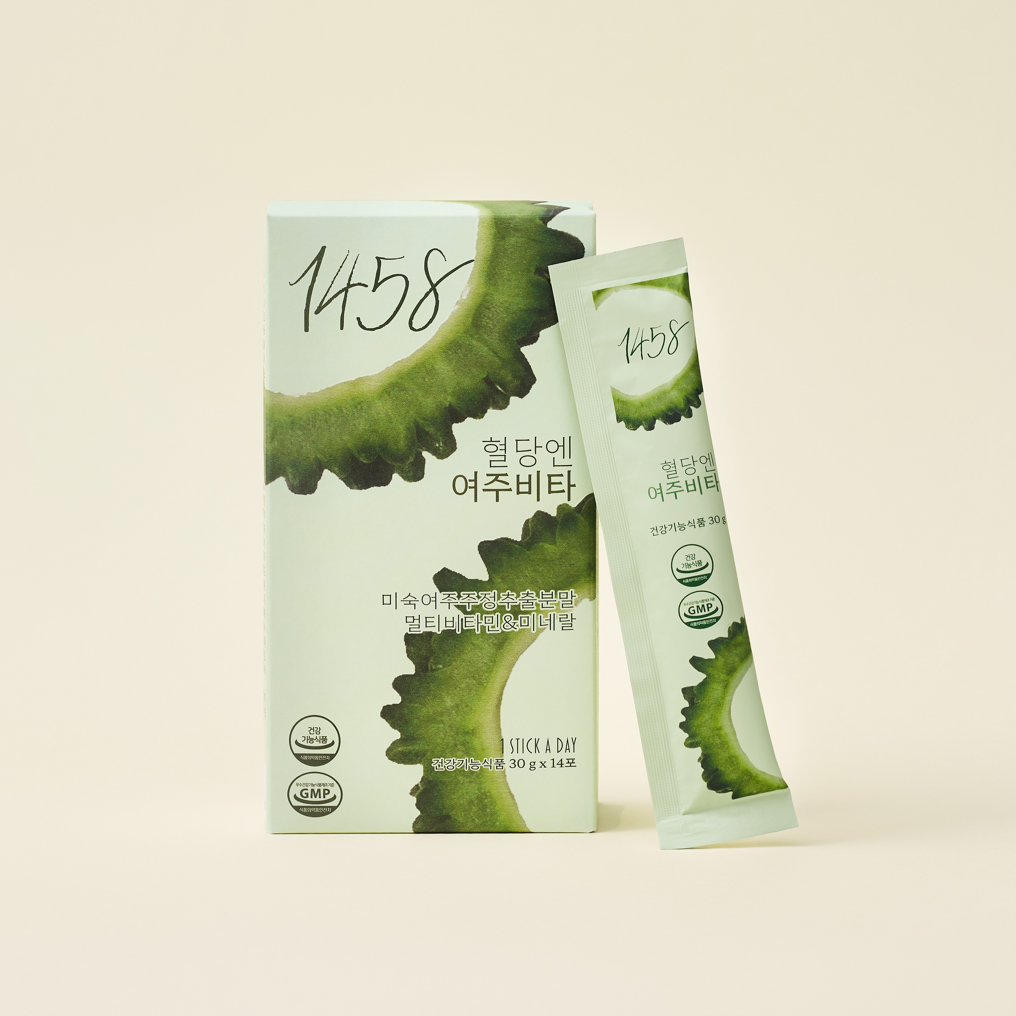 혈당엔 여주비타 여주추출물 국내산 미숙여주 젤리스틱 14포 - 상품 이미지