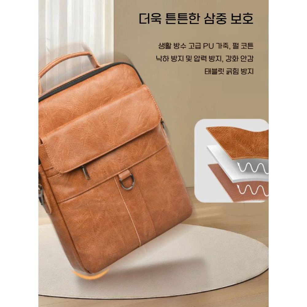 서피스 프로 12 보호 케이스 싱글 숄더 크로스 백 태블릿 가방 노트북 백팩 이미지 6
