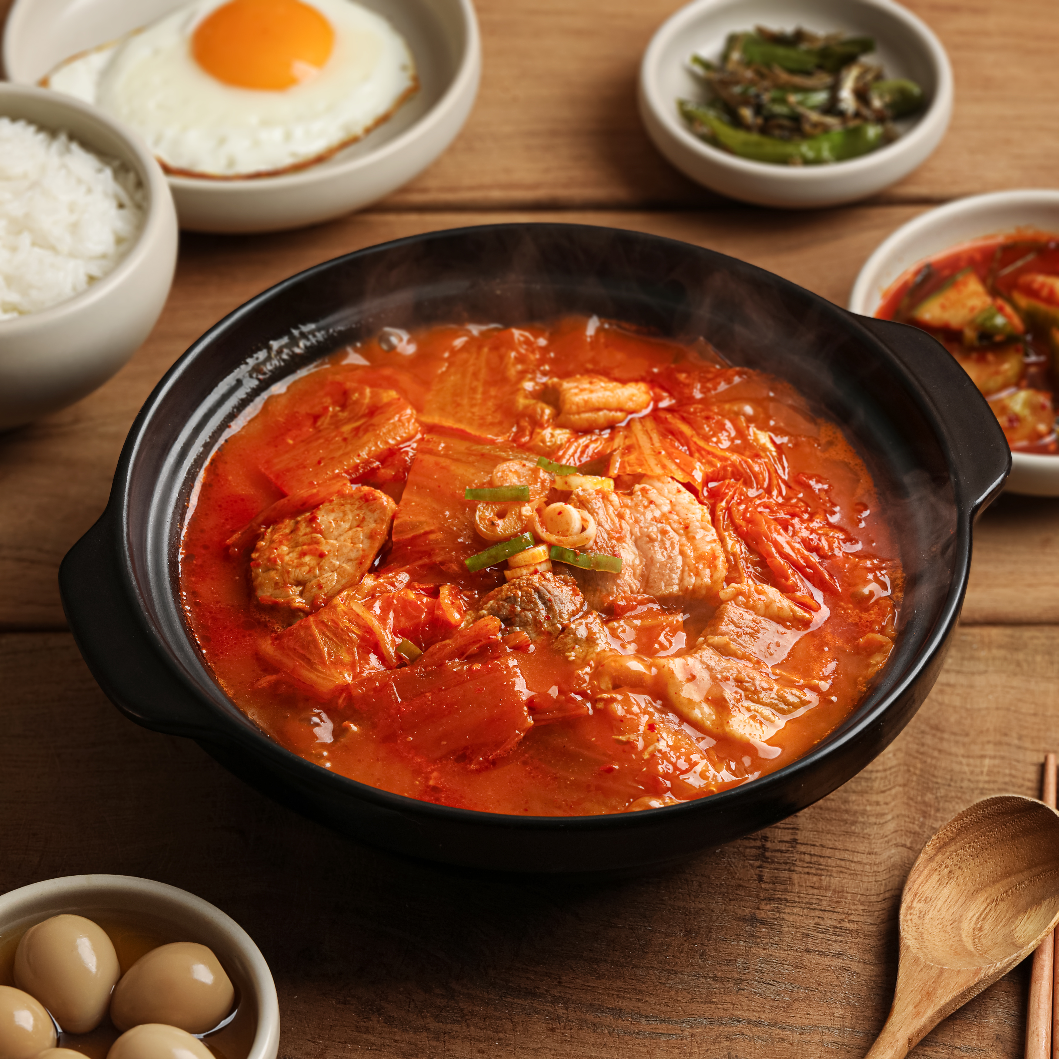 극소수 돼지 김치찌개 밀키트 국내산 묵은지 1인분 얼큰 혼밥 푸짐 야식 캠핑 간편 짜글이 - 상세 이미지 4