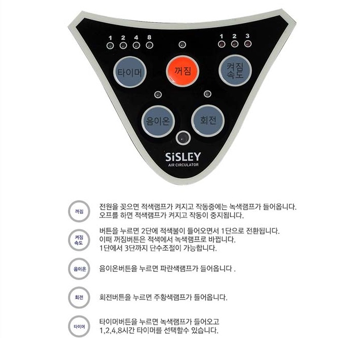 사무실 써큘레이터 30cm 타이머 리모컨 저전력 가정용 스탠드 써큘레이터 선풍기 이미지 6