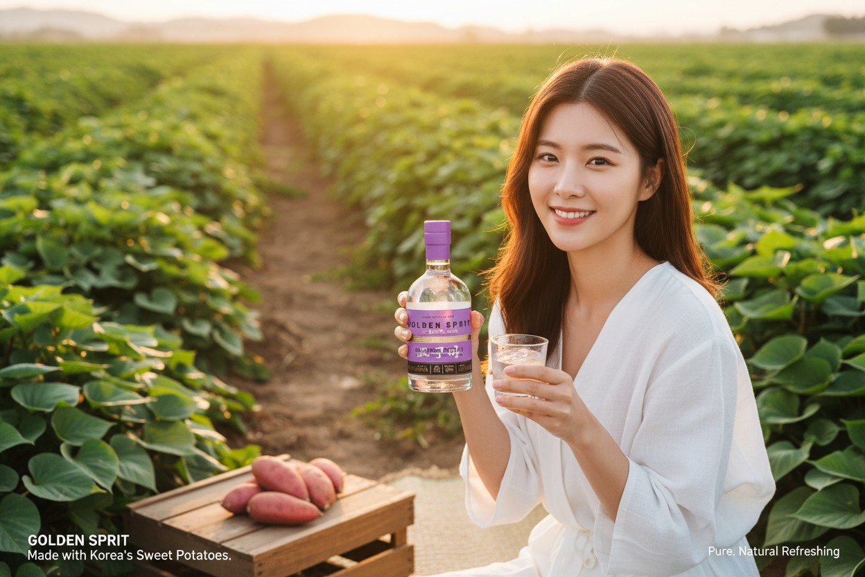 골든스피릿 고구마소주 25도 노브랜드 지역특산주 전통주 375ML - 상세 이미지 2