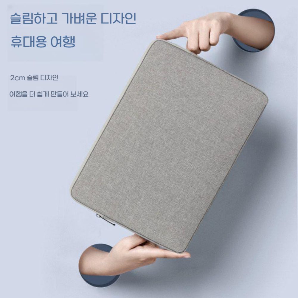 서피스 프로 12 보호 태블릿 가방 13인치 솔리드 컬러 보호 케이스 슬리브 방수 파우치 - 상세 이미지 2