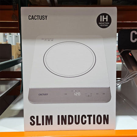 캑터시 인덕션 전기레인지 1구 CT-IH2064WH 23mm 슬림 휴대용 이동식 터치식 10단조절 코스트코