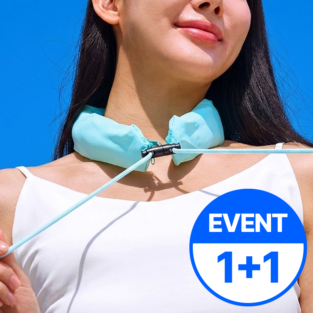 네이버 헬스케어커머스 힐링팩토리 쿨민트 넥쿨러 아이스 넥밴드 쿨스카프 커버분리 세탁가능