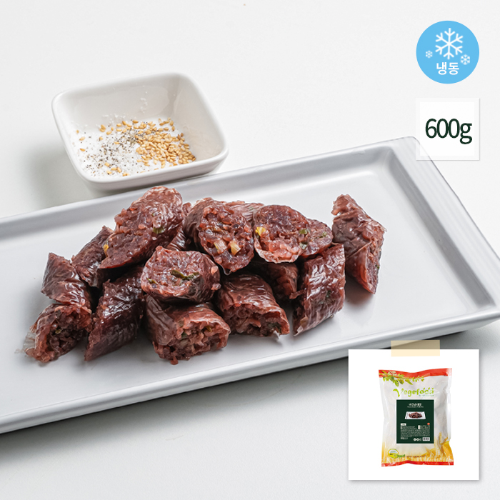 비건 순대 콩고기 대체육 채식 식물성 단백질 베지푸드 600g 3개 - 상품 이미지