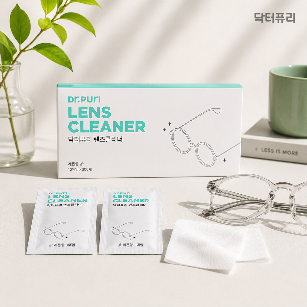 닥터퓨리 렌즈클리너 항균 티슈 200매 레몬향 휴대폰클리너 액정클리너 단품 - 상세 이미지 4