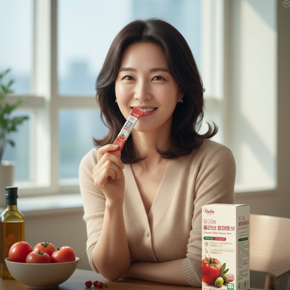 유기농 토마토즙스틱 nfc 순수 진짜 착즙토마토즙 액기스100% - 상품 이미지