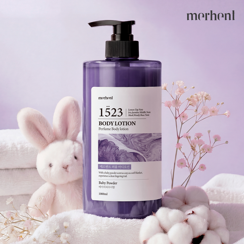 1+1 메르헨트 대용량 퍼퓸 바디로션 1000ml 호텔딥우드 향좋은 향기좋은 고보습 남자 여자 - 상세 이미지 5