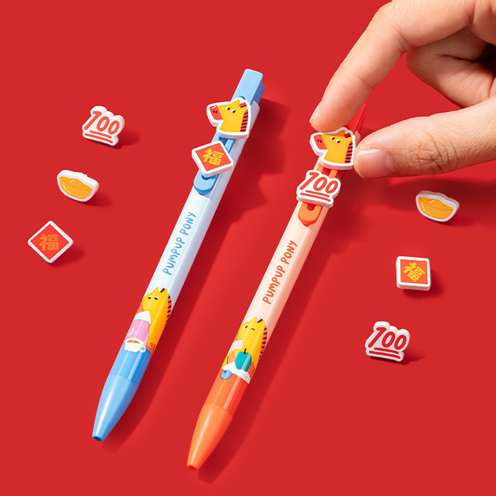 우정볼펜 퀵드라이 DIY 퍼즐 볼펜 0.5mm (블랙잉크) 4종 파츠 포함 - 상세 이미지 4