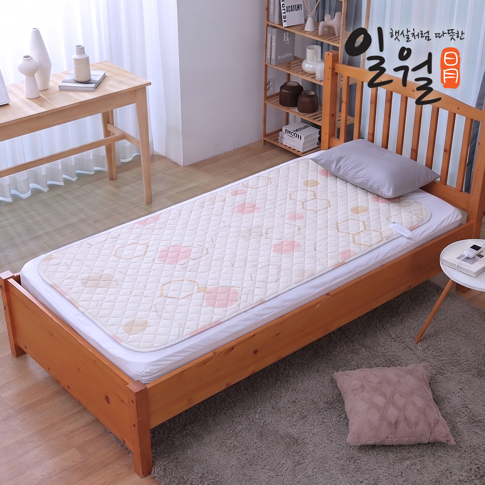 일월 전기매트 핑크하모니 먼지없는 초절전형 워셔블 카본 탄소 카본매트 싱글 - 상세 이미지 3