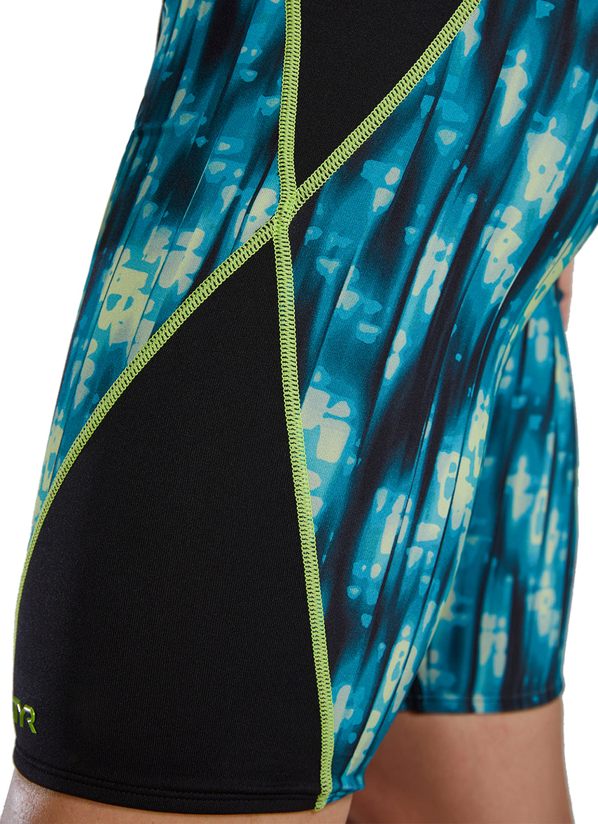 티어 남성 네오 듀라패스트 엘리트 재머 5부 수영복 Blue/Teal/Green - 상세 이미지 5